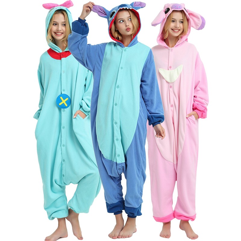Buy stitch onesie costumes for adults or kids from Wellpajamas